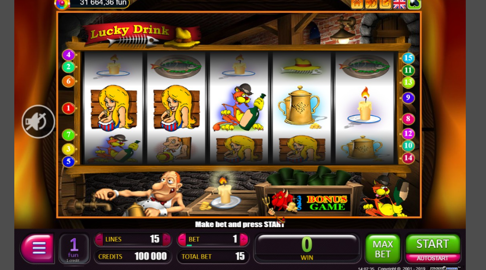 Lucky Drink: BELATRA GAMES-тен атмосфералық эмулятор