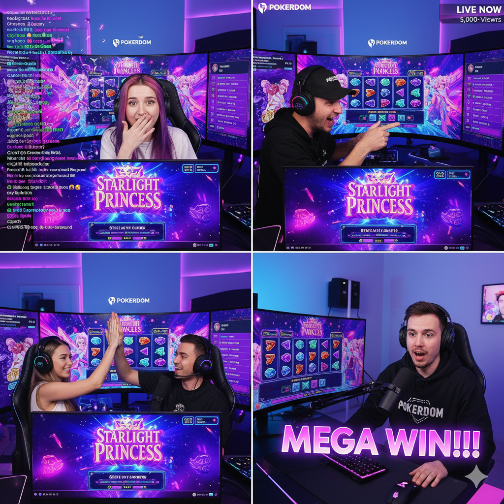 Starlight Princess popularity among online casino streamers