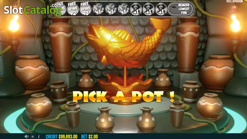 Big Bass Amazon Xtreme слотындағы Wild және Scatter символдары