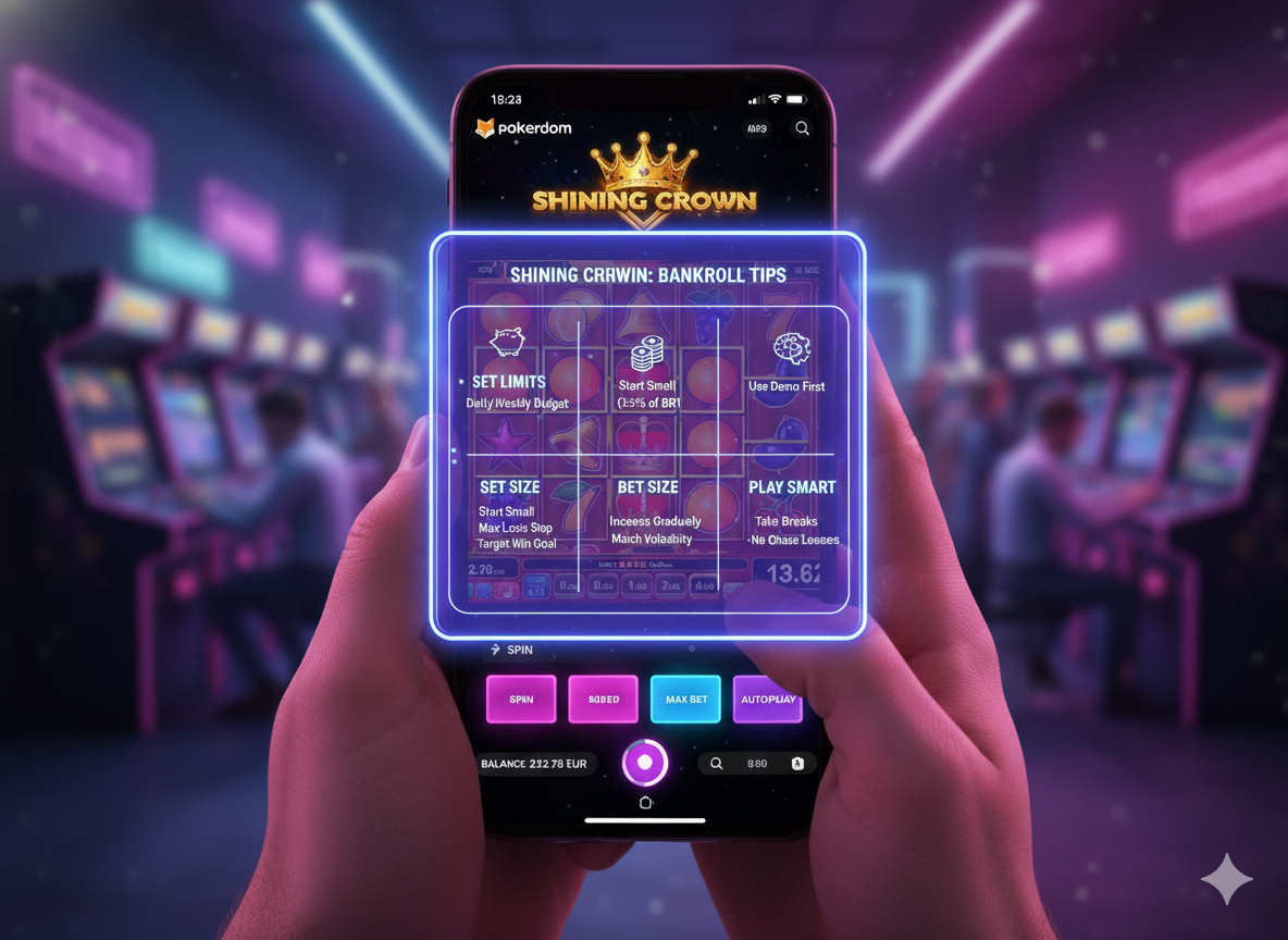 Shining Crown slotida bankrollni boshqarish boʻyicha maslahatlar